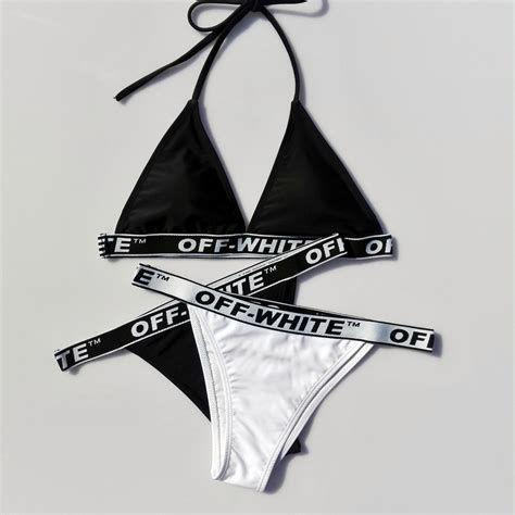 off white bikini replica